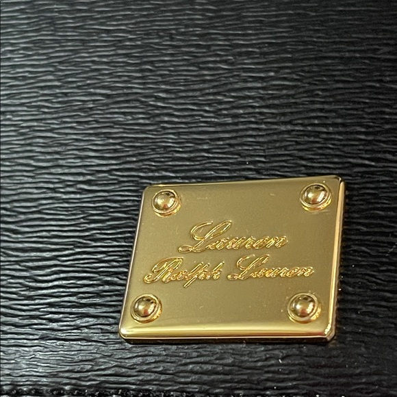 Lauren Ralph Lauren Sloan St Slim Black Leather Wallet NWT - Picture 2 of 4